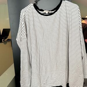 Loft Long Sleeve Striped Shirt